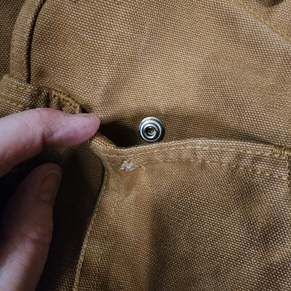 VTG OshKosh B'Gosh Overalls Carpenter Brown Men's Workwear 40x30 2259 - Picture 11 of 11